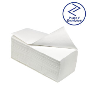 Essuie-mains pliage V | Blanc FSC®