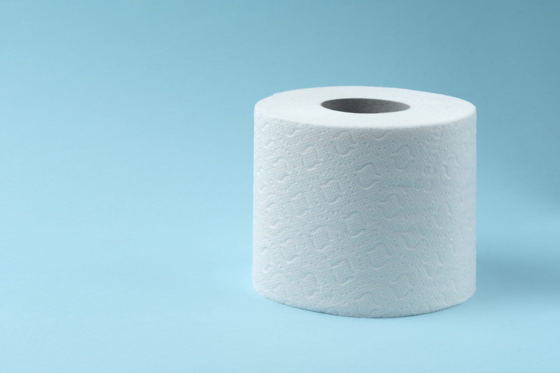 CASINO Papier toilette 3 plis blanc/bleu - x4