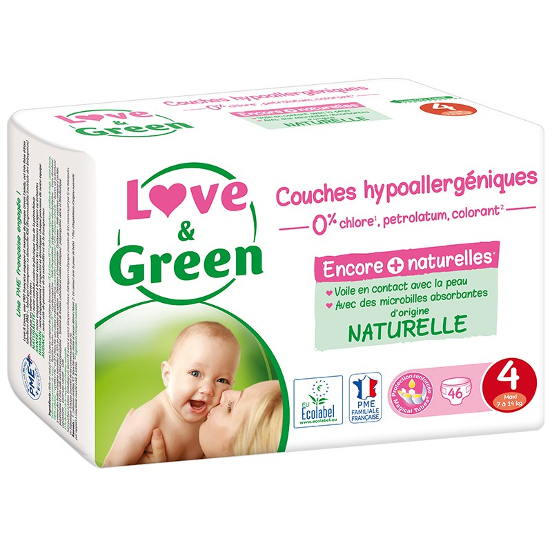 Love And Green : achat couches écologiques, lingettes et soins bébé