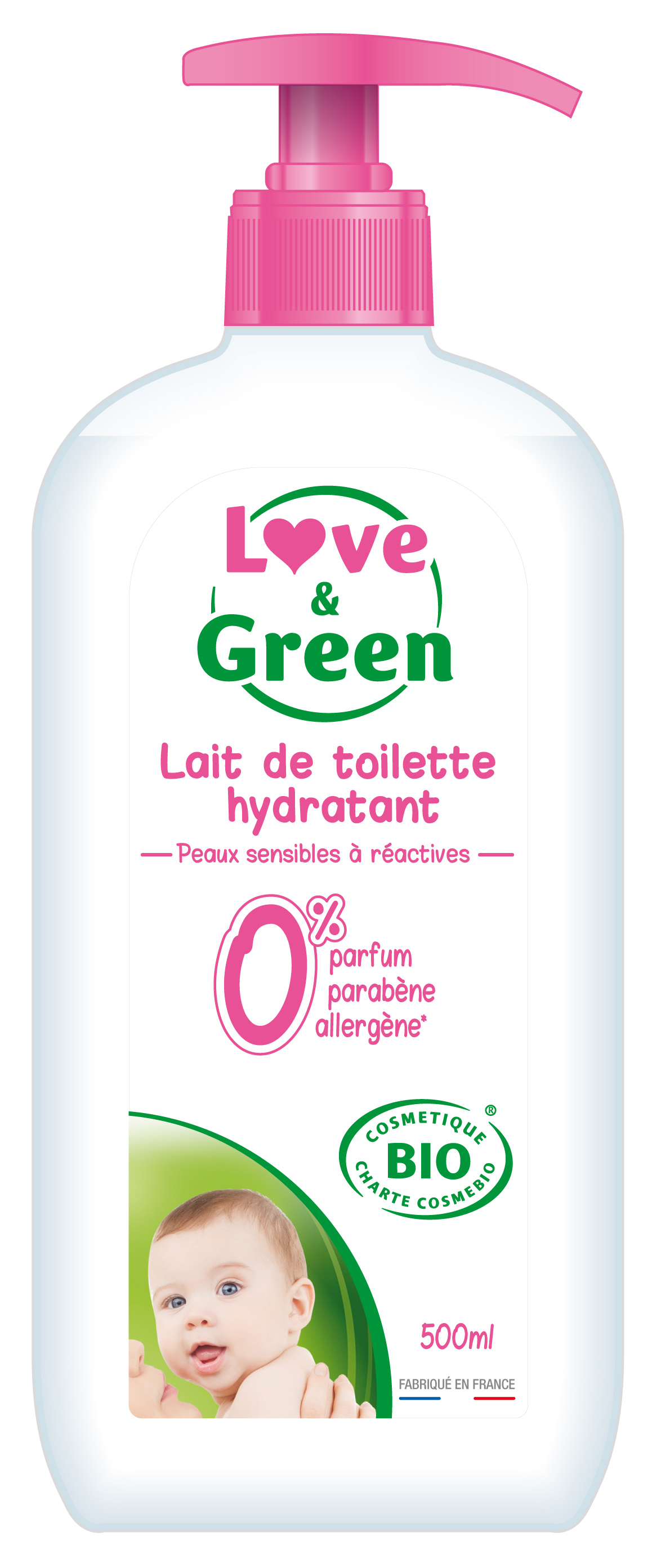 Love and Green  Lingettes à l'eau - Dentimed