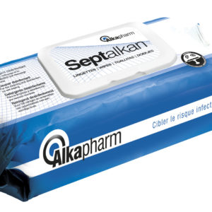 Septalkan Lingettes Détergentes désinfectantes sans alcool