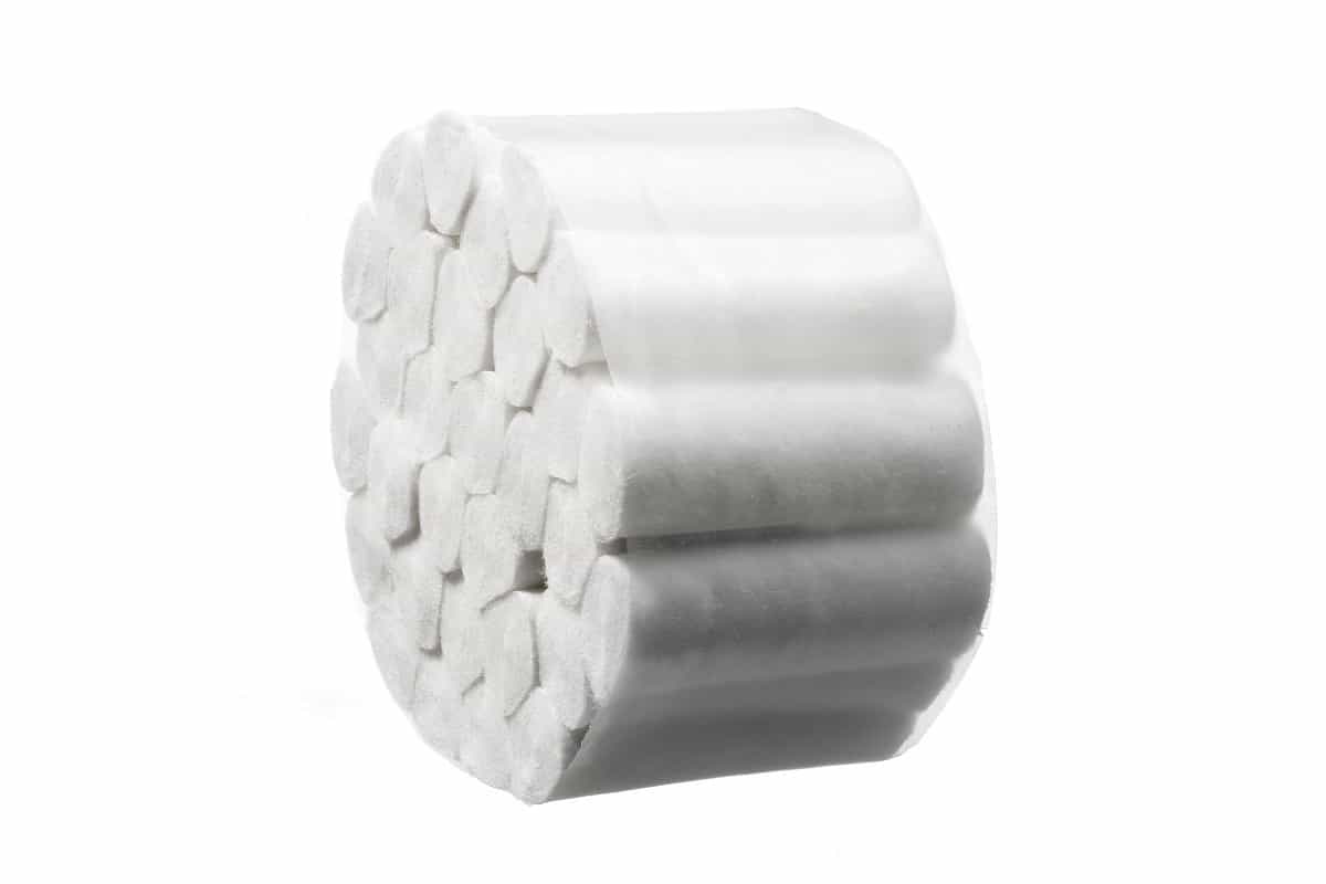 YESM Rouleaux De Coton Dentaires 100Pcs Boules De Coton Roulées Dentaires  Coton Dentaire Naturel Rouleaux Coton neuf