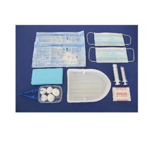 4909792-Set-de-biopsie-gynecologique-1-Barquette-1-Cupule-1-Boules-tissees-1-Pincette-1-paire-de-Gants-1-Cutiplast-2-Seringues-1-Champ