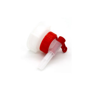 Robinet verseur pour bidon de 5L | Transparent et rouge